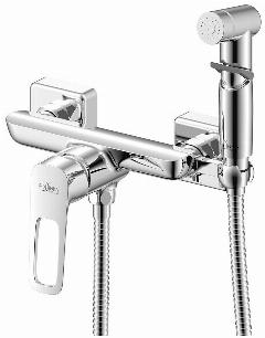 Смеситель с гигиеническим душем Rossinka RS46-52, хром