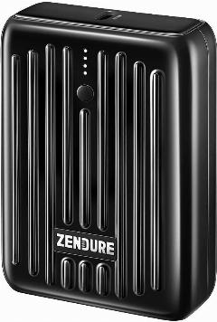 Дополнительный аккумулятор Zendure SuperMini 10000 mAh черный, 79x56x26 мм