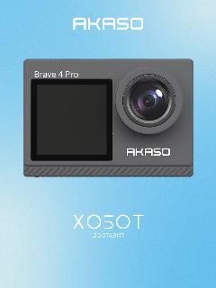 Экшн-камера AKASO Brave 4 Pro серый (SYYA0013-GY-01)