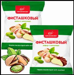 Зефир в шоколаде Пирожникофф Фисташковый 2 шт. по 210 гр.