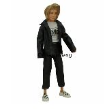 Мужская кожаная куртка для куклы Кен 1/6, черный, for dolls about 29cm height — фото 2