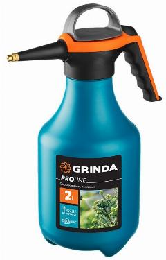 Опрыскиватель помповый, 2 л, PP-2 Grinda 425052, синий