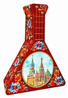Чай черный ТМ "GET&JOY" в музыкальной балалайке "Москва", жесть, 50 г.