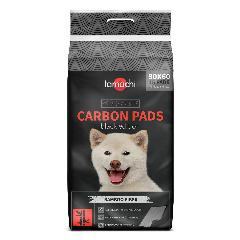 Пеленки для животных Tamachi Carbon черные с угольным волокном, 90х60 см