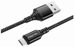 Зарядка Micro/Кабель MicroUSB для зарядки Андроид/Провод MicroUSB Borofone BX54/Кабель USB Micro 2.0