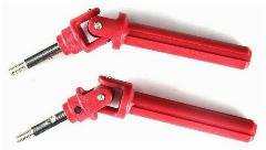 Карданные привода передние для Remo Hobby MMAX, EX3 1/10, тюнинг RP1955, красный/черный