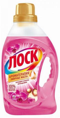 Гель для стирки Losk лоск Арома Орхидея и масло макадамии, 1.46 л