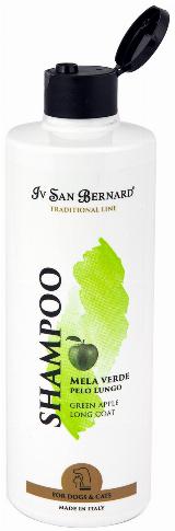 Шампунь Iv San Bernard Traditional Line Green Apple для кошек и собак с длинной шерстью 500 мл — фото 4