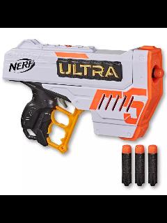Игрушка Бластер Нерф Элит (Nerf Blasters) - Ultra Five E9593, черный, белый, оранжевый