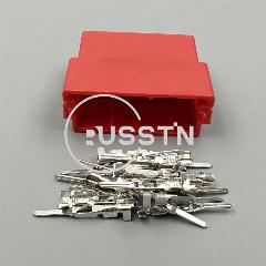 1 комплект, 20-контактный универсальный ISO-радио разъем переменного тока в сборе, разъем адаптера ISO, автомобильный провод, кабельная вилка для Skoda Audi VW, 1 Set Male