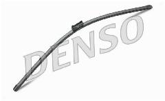 Щетки стеклоочистителя бескаркасные 600/475мм крепление Hook, DENSO DF002, черный