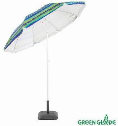 Зонт садовый Green Glade 1254 (без подставки), разноцветный