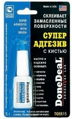 Клей суперадгезив с кистью DoneDeal 5 мл