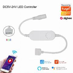 CENFAYA TUYA Zigbee RGBW RGB CCT Мини-контроллер LED ленты, белый