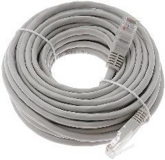 Патч-корд 18-1010 RJ45-RJ45 UTP кат.5е 15м серый Rexant