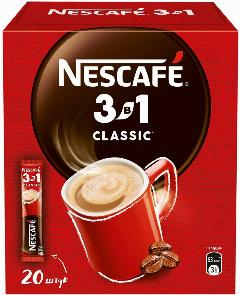 Кофе растворимый Nescafe 3 в 1 Классический, 14,5 г х 20 шт