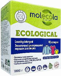 MOLECOLA Экологичный универсальный порошок для стирки Концентрат 1 кг