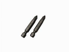Биты вставки 1/4" крестовые PH2-50 мм в количестве 2 штук FORCE 121502, 6, серый металлик